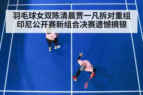 羽毛球女双陈清晨贾一凡拆对重组 印尼公开赛新组合决赛遗憾摘银